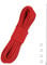 BRILLIANCE4U Zeltstangen-Gummiseil, 1/8 Zoll, 18,3 m, elastisches Bungee-Seil, Ersatz-Gummiseil für Zeltstangen, Zeltstangen-Reparaturset, elastische Schnur mit Bleidraht und Unterlegscheiben, Rot