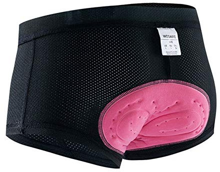 VéLo sous-VêTements Cuissard Cycliste Homme Short de Cyclisme rembourré pour Femme Black,2XL