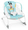Bright Starts Disney Baby - Hamaca mecedora Mickey Mouse Original Bestie, Silla con vibraciones relajantes, arco de juego, 2 juguetes, arnés de 5 puntos, Azul, 0 a 30 meses hasta 18 kg
