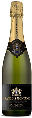 Francois Montand Sekt - Traditionelle Methode - Blanc de Blancs Extra Brut Trocken Wein - Frankreich (1 x 0.75 L)