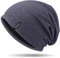 HASAGEI Mütze Herren Damen, Slouch Beanie Mütze Damen, Übergangszeit Weiche Leicht Modische Jersey Beanie, Unisex Warm Winter Mütze Ideal für Frühling Herbst und Winter (Blau)