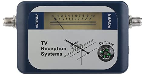 Fasizi DVB-T Finder Digital Aerial Terrestrial TV Antenna Signal Power Strength Meter Pointer TV Reception Systems With Compass
