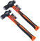 WEDO 2PCS Ball Pein Hammer Set,1lb+2lb,Fiberglass Handle,Ball Peen Hammer, High Carbon Steel,Shock Resistant, Non-Slip Handle, Die-Forged