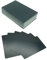 Xreuctop 100 Stück Metall Visitenkarten Rohlinge, 0.2mm Wasserdicht Aluminium Visitenkarten Lasergravur Schwarze Namenskarte, Leere Metallkarte für Bürokunden DIY Geschenkkarten, 86 x 54 mm