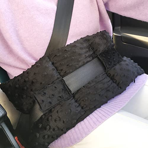 Almohada para cinturón de seguridad de ostomía, funda protectora para estoma, bolsa de urostomía, sin apretar, para cáncer de vejiga de colon o ostomía, suministros de ostomía, color negro