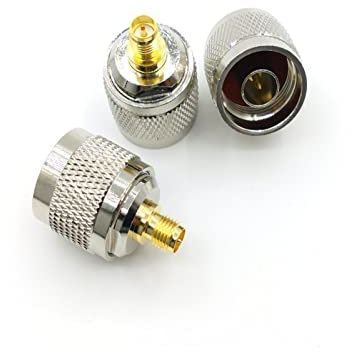 PSKOO Adaptador Coaxial RF de Enchufe Tipo N de 20 Piezas a Conector Hembra RP SMA