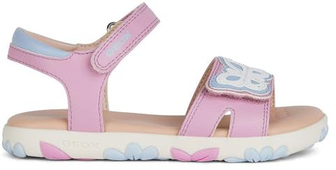 Geox J Sandal Haiti Girl, Dk Pink Sky, 28 EU