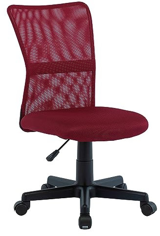 Miroytengo Silla Creta Color Fucsia Oscuro Despacho Estudio Oficina Moderna con Ruedas Estudio Estilo Contemporáneo