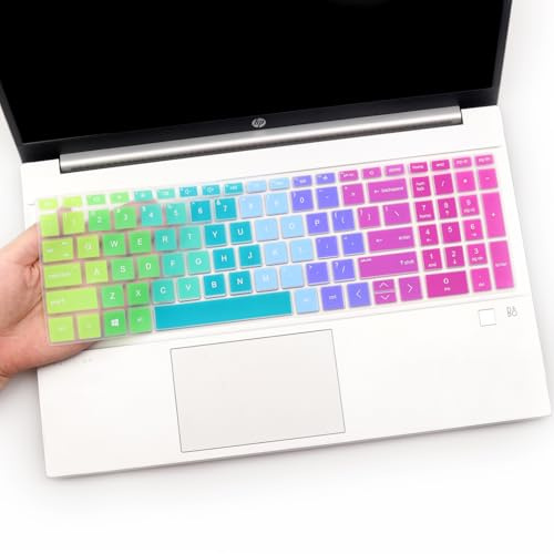 HP Tastaturabdeckung für 15,6 Zoll Pavilion Serie, 17,3 Zoll Laptop-Serie, Regenbogen