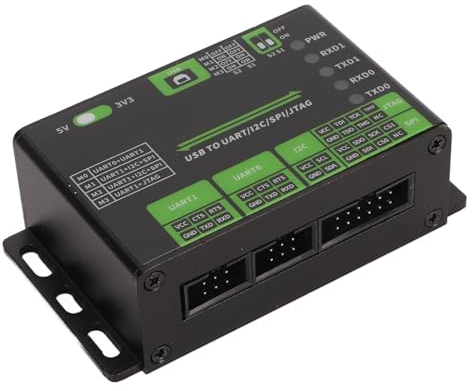 USB zu UART I2C SPI JTAG Konverter, Unterstützt mehrere Schnittstellen 3.3V 5V USB Bus Adapter 1 Kanal I2C Schnittstelle 1 Kanal SPI Schnittstelle USB zu SPI JTAG Konverter
