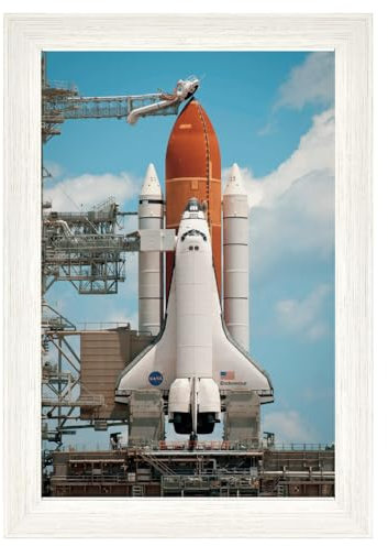 Space Shuttle NASA-Poster – 30,5 x 45,7 cm, ungerahmt, NASA-Wandkunst, inspirierendes NASA-Weltraumbild für Zimmer und Luftfahrtbüro