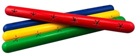 Supvox Gymnastikstab Kinder 3 Stück Staffellaufstab 25cm Leichtes Langlebiges Material Leuchtende Farben Für Staffelläufe Und Rennen