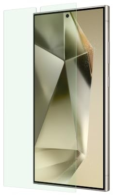 Belkin ScreenForce TrueClear Curve Displayschutz mit Blaulichtfilter, Samsung Galaxy S24 Ultra Display-Schutzfolie, vollflächiger Schutz, blasenfreie Anbringung mit der Positionierungsschale