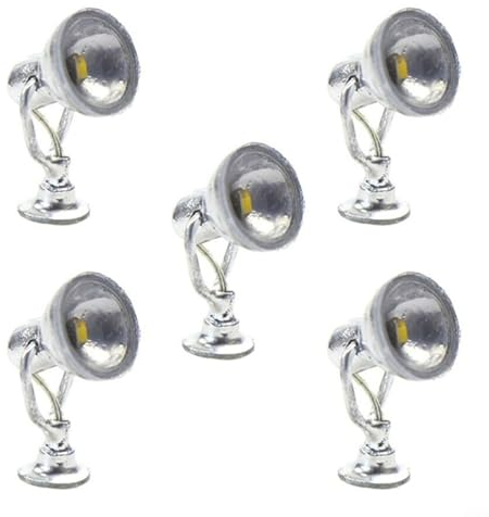 HpLive LED Lampe Strahler Flutlicht LED Flutlicht Modell Eisenbahn Warmweiß 5er Set LYM20 (warmweiß), 6ZBSMT40L0MBYOMUQ8IL126U9AUA