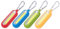 MODOAO LED-Schlüsselanhänger-Taschenlampe Mini COB Taschen-Notleuchte Taschenlampe 3 Modi Schlüsselanhänger Campinglicht mit Schlüsselring (4 Pcs)