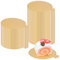 200 PCS Mini Cake Boards, Round Mousse Cake Boards Golden Cardboard Cake Base, Cake Paper Plates Circle Cardboard Base, Dessert Board for Party Wedding Birthday Cake Pastry Decorative (8 cm/3.15 inch)