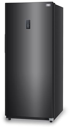 BLACK+DECKER 14 Cu. Ft. Convertible Freezer Refrigerator, Upright Freezer with Glass Shelves, ENERGY STAR rated, Frost Free, BUC1400XB, Black