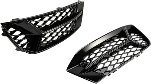 Kühlergrill für Audi A3 2017-2020,Wasserdicht Frontgrill Modified Grill Verschleißfestigkeit Auto Mesh Grill