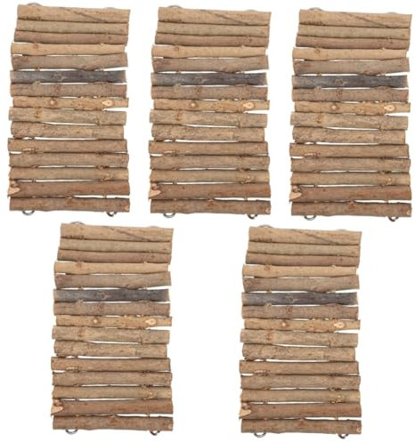 POPETPOP Lot De 5 Cachettes Et Grottes pour Reptiles Habitat en Bois Naturel pour Tortues Dragons Barbus Décoration Daquarium Habitat pour Serpents