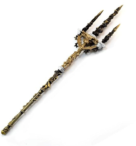 MIAOWR Elden Mohgwyn's Sacred Spear, Ganzmetallmodell Mit Ausstellungsständer, Länge 30cm, Spiel Sammlerstück Desktop Ornamente