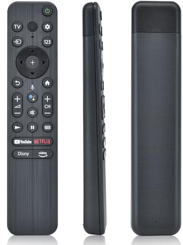 Telecomando RMF-TX800U con nuova voce originale - adatto per TV Sony serie Bravia, adatto per TV Sony serie XBR/XR/KD/KDL, adatto per TV Sony 4K Ultra HD Crystal HDR e TV OLED Ultra HD.
