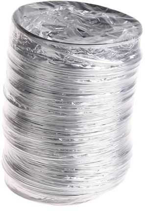 Aluminiumfolien-Schlauch, Innendurchmesser 80 mm, flexibel, 3/6 Meter Rohr, Lüftungsk, Entlüftungsschlauch, Trockner, Haube, Abluftk