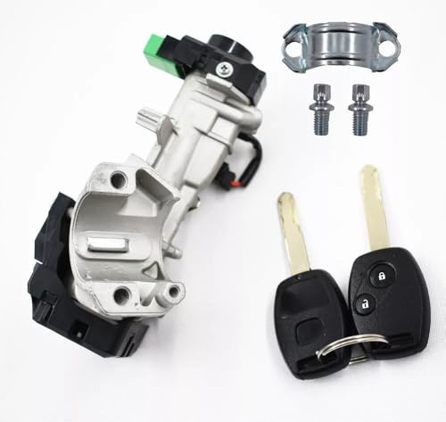 SXLOZMD Auto Tägliche Pflege Für 06-11 für Honda für Civic 1.8L 2.0L Zündschloss Zylinderschloss für Auto für Trans 2 Schlüssel