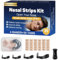 Magnetic Nose Strips with Storage Case, 30 Pack, Anti Snoring Devices for Better Breathing, Improve Sleep Quality Sweat Resistant, Skin Friendly Snore Stopper for Men & Women Universal Fit