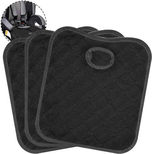 ELNX 3 Pcs Potty Training Car Seat Protector - Suck Water Anti-seepage Car Seat Cover for Child Seats | Baby Car Seat Protector | Pram Seat Liner Stroller Accessories(Black)