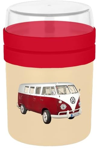 Gedalabels Food to go Becher VW Classic rot 500ml