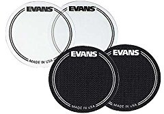 Evans EQPC1 EQ Single Pedal Patch - Clear Plastic, 0.575 in*8.75 in*4.0 in