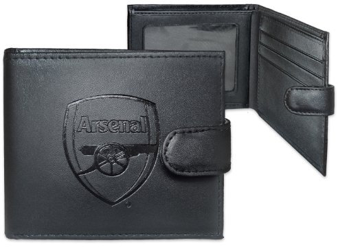 Arsenal FC - Geldbörse mit geprägtem Vereinswappen - Offizielles Merchandise - Geschenkverpackung