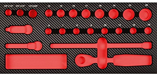 Projahn Proform 5999-12E Toolbox Inlay for 3/8 Inch Tools
