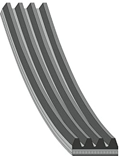 Blue Print AD04R954 Keilrippenriemen 4 Rippenanzahl, , 1 Stück | Kompatibel mit: CHEVROLET MATIZ, MAZDA DEMIO, MITSUBISHI PAJERO SPORT I