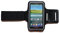 Sport-Armband Schwarz, Fitness-hülle Running Handy Tasche Case für Apple ipod Touch g iPhone 3 4 5 S C, Samsung Galaxy 3 und 4 Mini, Huawei Y330 Nokia Lumia 530, 532 mit Kopfhöreranschluss