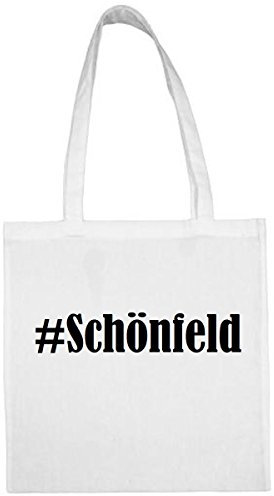 Reifen-Markt Tasche #Schönfeld Größe 38x42 Farbe Weiss Druck Schwarz