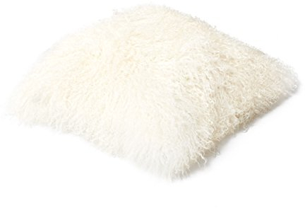 Reissner Lammfelle Tibet Lammfell Kissenbezug langflorig 30x30cm JAY01 Farbe naturweiß