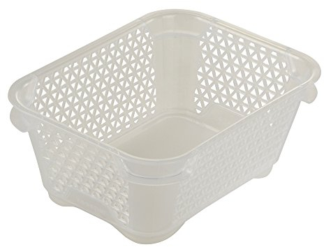 keeeper Stapelkorb, DIN A7, 16 x 12 x 7 cm, Mirko, Transparent