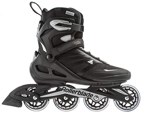 Rollerblade Men ZETRABLADE Inline-Skates 4, SCHWARZ/Silber, EU: 47 (UK: 12 / US: 13.5)