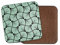 12520 Untersetzer mit elegantem Blumenmuster, Jugendstil-Muster