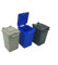 Nuanmu Automotive Garbage Can Set 3 Color ABS Plastic Small Trash Can Garbage Truck Toy