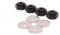 KEEDA 4PCS 12mm drehen auf 17mm Aluminiumlegierung Felgen Sechskant Adapter für 1/10 RC Car Buggy Monster Truck Kann 1/8 Reifenrad Verwenden (Schwarz)