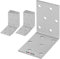 KOTARBAU® Lot de 25 Équerres renforcée 60 x 60 x 40 mm Équerre d'assemblage Acier Galvanisée Connecteurs pour le bois Équerre fixation Support de Coin Raccord coudé