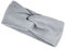 Neverless® Damen Stirnband Strick Winter Knoten Ohrenschutz Knite Headband Hellgrau unisize