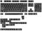 DROP MT3 Keycap Set, ABS Hi-Profile Keycaps Doubleshot Legends, MX Style Covers Fullsize, Tenkeyless, Winkeyless, 60%, 65% und 75% (Base Kit)