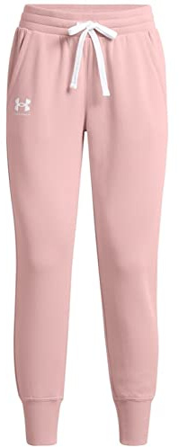 Under Armour Women's Rival Fleece Jogging Bottoms, Retro Pink, XL