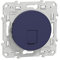 Schneider Electric S550475 Odace, prise RJ45 Cobalt, grade 1 (téléphone + informatique) cat. 6 UTP, à vis