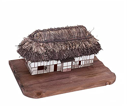 Geschenkestadl Holzhaus 27 cm Haus Modellhaus Krippe