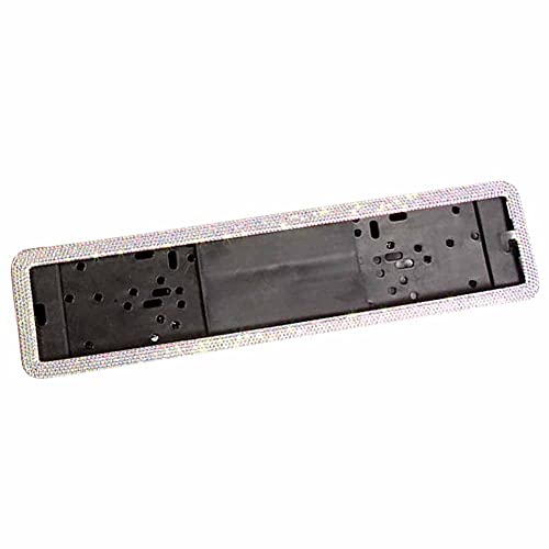 Kennzeichenhalter Edelstahl, Universal Auto Nummernschildhalter Personalisierter Kennzeichenhalter Bling Strasssteine Front Heck Nummernschildrahmen Glitzer Autozubehör-55cmx16cmx3cm