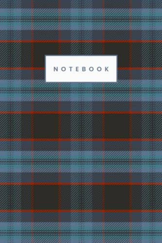 Plaid Notebook, Lined 6x9 Journal, 100 Pages